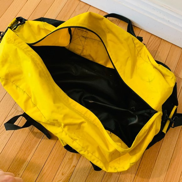 L.L. Bean Bags Vtg Large Ll Bean Yellow Adventure Duffle Bag Poshmark